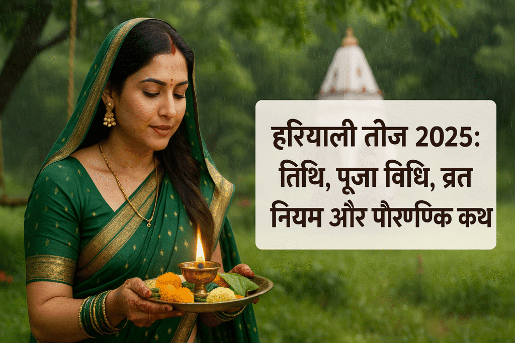 हरियाली तीज 2025: तिथि, पूजा विधि, व्रत नियम और पौराणिक कथा